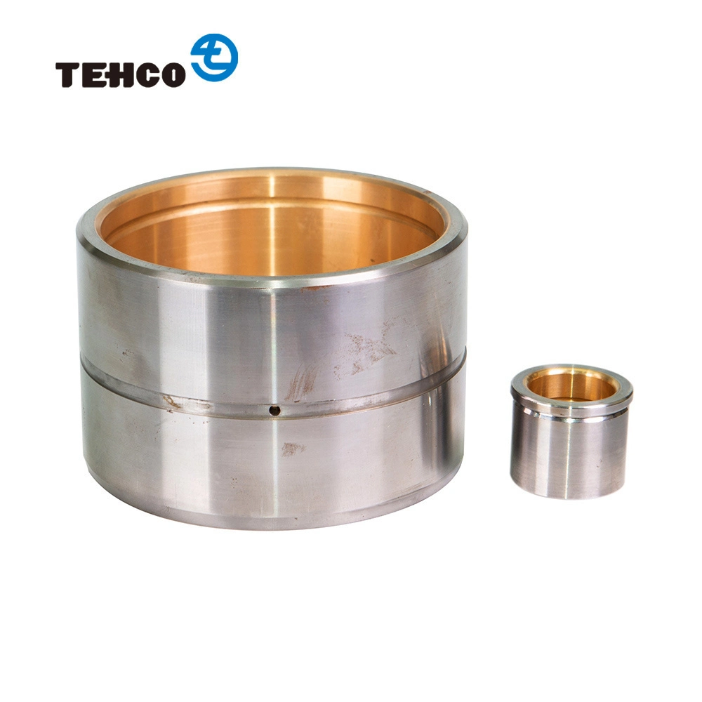 Grapite Starting Motor Bimetal Bearing Made of Steel Base Copper Alloy With Different Oil Sockets Styles to Choose Split Bushing